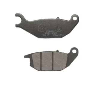Chilipir Lichidare: Set placute frana eco friction-EF, 107,2x91,7-107,2x10mm fits: HONDA CBR, XL 125 2001-2012