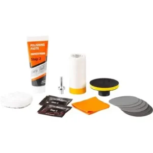 Kit curatare\\/lustruire faruri auto, 14 piese, Strend Pro Livrare rapidă