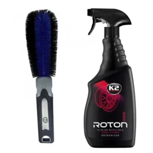 Retur ușor Pachet solutie curatare jante K2 Roton Pro 750ml + perie K2 pentru jante