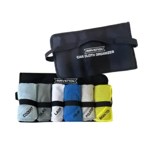 Set Lavete Microfibra RAVENOL pentru ingrijire auto Car Cloth Organizer Preferatul clienților