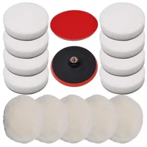 Ofertă limitată Gossi set bureti de lustruire, 14 piese, 180 mm