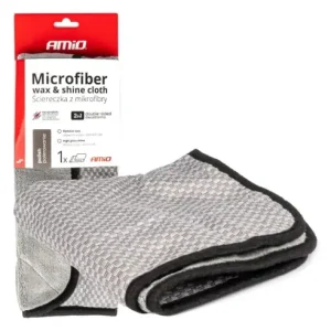 Laveta din microfibra 2 in 1 pentru lustruire si stralucire a automobilului, 40x40 cm Preț redus