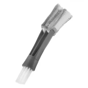Retur ușor Perie Cur\\u0103\\u021bare Auto, Model Ventila\\u021bie, Dimensiune 18x2.5cm, Culoare Alb-Gri