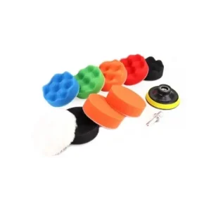 Premium Set 11 bureti polish si pad 80mm, Amio