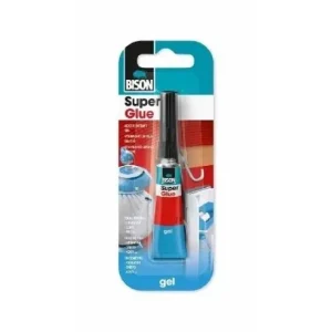 Adeziv instant cianoacrilat BISON Super Glue Gel, 2g Ofertă limitată