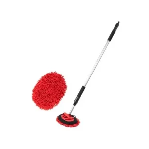 Livrare expres Perie auto din microfibra cu maner telescopic si conector de ap\\u0103 120-200cm