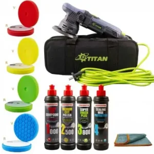 Set Masina Polish Titan TDA09 + Menzerna 4 Pasi, TDA09 Ofertă limitată