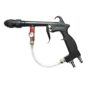Super ofertă Pistol Tornador detailing interior auto cu apa si aer comprimat, pneumatic 6-9 bar, corp aluminiu, robinet cupru, 2 intrari aer\\/apa - Breckner