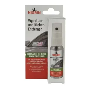 Nu rata Solutie inlaturare autocolant Nigrin 30 ml, dizolva si indeparteaza etichetele adezive