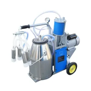 Aparat de muls vaci 1 post 550W, 220-240V, bidon Inox 25L, grup de muls cu 4 mansoane, vid 45-50 kPa, pulsatii 60-80 cpm, 8-10 vaci\\/ora Promoție