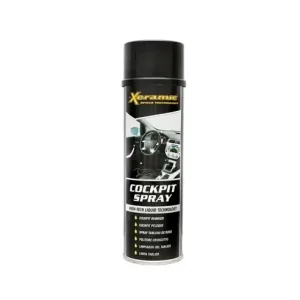 Spray cockpit anti-static incolor Xeramic 500ml, curata si protejeaza plastic\\/vinil bord si tapiterie, fara silicon, cod 20308 Disponibil imediat