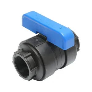Robinet compresiune egal cu bila, filet interior, D50x50mm (50x50mm), PP-H, rezistent UV, PN 10 BAR pentru sisteme de irigatii Preferatul clienților