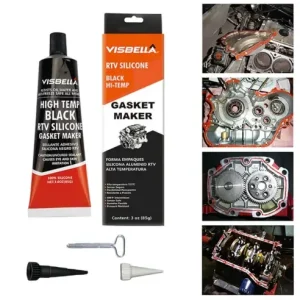 Visbella mastic pentru garnituri rezistent la temperatura rosu si negru 99 gr - Rosu Livrare expres