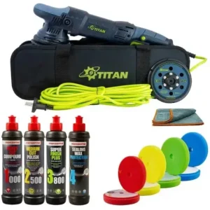 Set Masina De Polisat TITAN TDA21-2 + Menzerna 4 Trepte KRF421 Reduceri