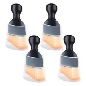 Nu rata Set 4 perii curatare auto, pentru detailing si curatare interior-exterior auto, OUYLAF, Negru