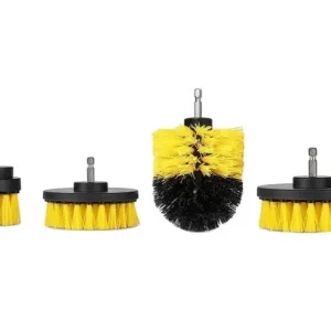 Set de 4 perii de curatat pentru bormasina de diferite dimensiuni Noutate