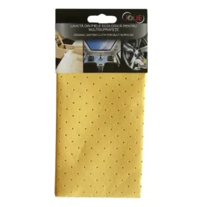 Laveta auto pentru multisuprafete, Jolie, 40 x 30 cm, piele ecologica, bej Ieftin