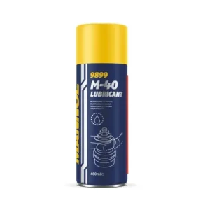 Disponibil imediat Spray Multifunctional Mannol M-40, Lubrifiant Universal, Degripant, Anti-Coroziune, Curata si Protejeaza, Fara Silicon, Elimina Umezeala si Scartaitul