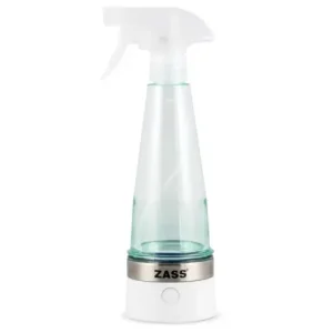 Disponibil imediat Aparat portabil pentru producere dezinfectant Zass, 5 W, 270 ml, timer, USB, Alb