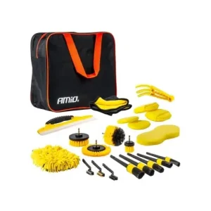 Nu rata Set 21 buc de Detaliere si Curatare Interior si Exterior Auto, Amio
