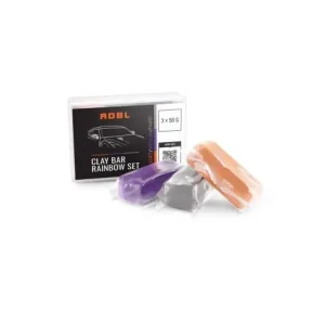 Lichidare de stoc Set argila decontaminare agresiva\\/medie\\/blanda ADBL Clay Bar Rainbow 150g 3 buc