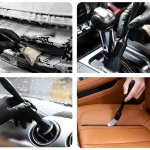 Set 3 pensule profesionale ideale pentru detailing si curatare interior - exterior auto, elemente de caroserie Doar azi