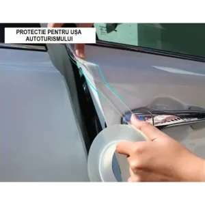 Ofertă de sezon Banda de protectie auto transparenta anticoliziune si antizgarieturi rezistenta la apa