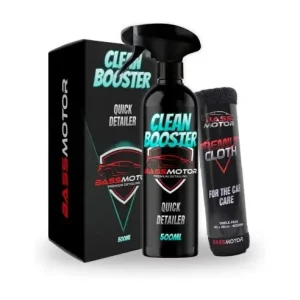 Quick Detailer cu Laveta Bass Motor Clean Booster, 500ml Ofertă de sezon