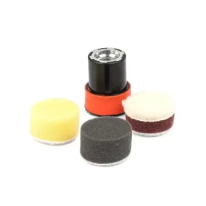Set 4 Accesorii Polisare, 3 bureti si un suport, 30x15mm, Amio Comandă acum