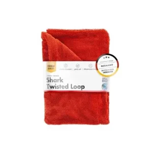 Prosop auto ultra absorbant Chemicalworkz Shark Twisted Loop Towel, 1400GSM rosu 60x40 cm Preferatul clienților