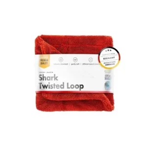 Prosop auto ultra absorbant Chemicalworkz Shark Twisted Loop Towel, 1400GSM rosu 40x40 cm Ultima șansă