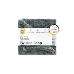 Plată securizată Prosop auto ultra absorbant Chemicalworkz Shark Twisted Loop Towel, 1400GSM gri 40x40 cm