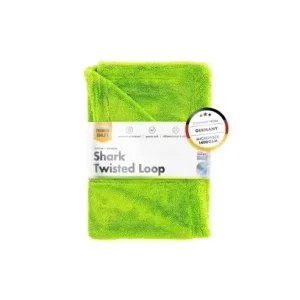 Prosop auto ultra absorbant Chemicalworkz Shark Twisted Loop Towel, 1400GSM verde 60x40 cm Promoție