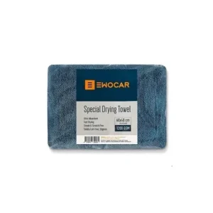 Lichidare de stoc Laveta auto ultra absorbant Ewocar Twisted Loop, 1200GSM, albastru 40x60 cm