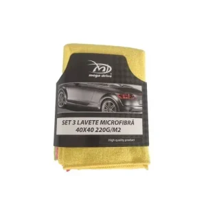 Set 3 Lavete din Microfibra 40X40 220G\\/M2 Mega Drive Cel mai bun preț