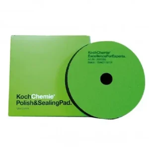 Plată securizată Burete polish si ceara Koch Chemie, verde, 126mm, KC-CEARA-126