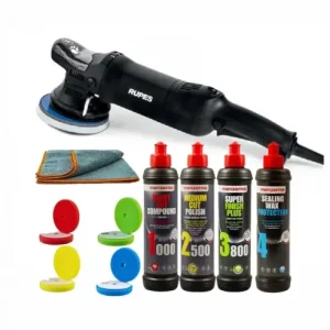 Masina polish excentric RUPES LHR15ES BigFoot, set Menzerna 4 pasi, PP-11405.M4 Ofertă