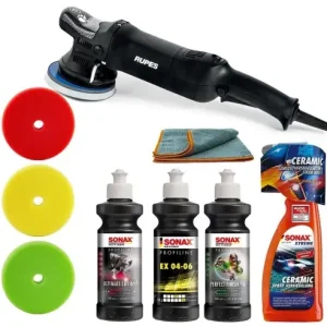 Cumpărături sigure Set masina polish Rupes LHR21ES, paste polish Sonax Ultimate Cut, SW-20959