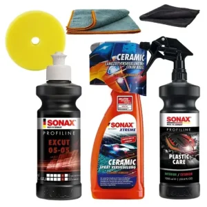 Ultima șansă Set de polisat auto Sonax, caroserie si elemente din plastic, SW-20952