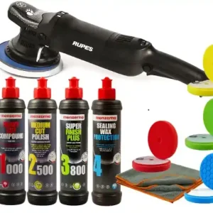 Masina polish RUPES LHR21ES BigFoot, cu set polish Menzerna 4 pasi, PP-11403.M4 Plată sigură