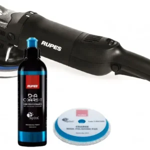 Set Masina Polish Rupes LHR21ES, pasta polish Da Coarse 250ml, burete lana 150mm Popular