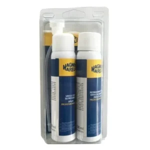 Set curatare climatizare auto spray 100ml x2 + spuma activa 150ml granat dezinfectare AC, eliminare bacterii si mirosuri, igienizare habitaclu si Mai ieftin