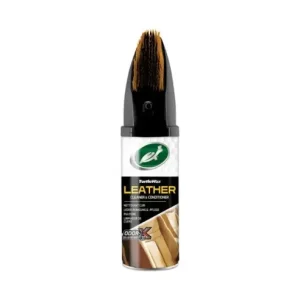 Spray pentru curatare si intretinere tapiterie din piele cu perie, Turtle Wax 400 ml Discount