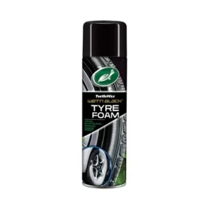 Ofertă de sezon Spray spuma pentru curatarea si lustruirea anvelopelor Turtle Wax Wet n Black, 500 ml