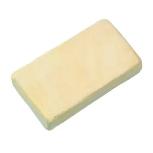 Promoție Burete auto din piele naturala de caprioara, marimea L, 18x10x4 cm