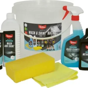 Set complet Valma pentru \\u00eentretinere, spalare si lustruire auto, 6 piese Ofertă de sezon