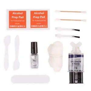 Cumpărături sigure Kit reparatie jante din aliaj AMIO cu adeziv si vopsea argintie