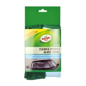 Laveta din microfibra Turtle Wax pentru geamuri, cu doua fete, fara urme Lichidare de stoc