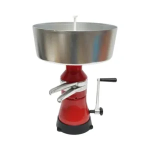 Retur ușor Separator smantana\\/degresare lapte manual, vas Aluminiu 5L, capacitate 70-80 L\\/h, tambur 9000-10000 rpm, maner 50-60 r\\/min, greutate 5.8 Kg