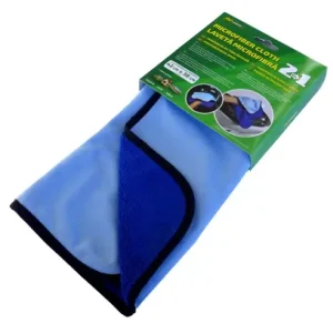 Popular Laveta din microfibra 2 \\u00een 1 RoGroup, 42 x 38 cm, pentru curatare si lustruire